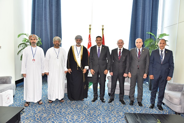 COSP9 Meetings: H.E. Minister Hassan Abdel Shafi Ahmed, Chairman of the ACA, Meets the Chairman of Oman’s Financial and Administrative Control Authority