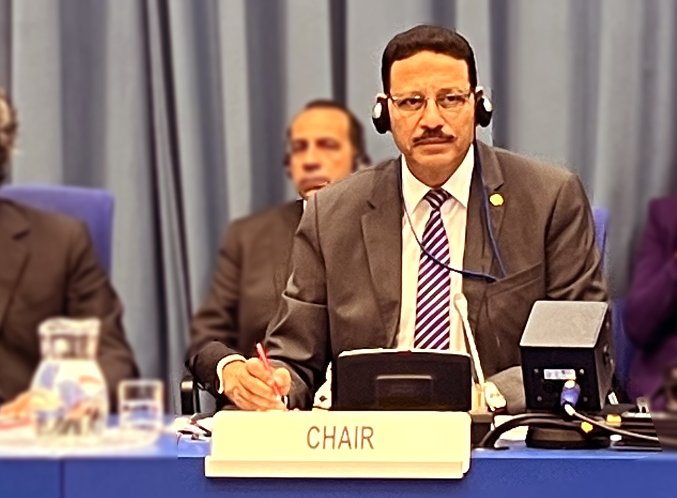 استئناف جلسات مجموعات عمل اتفاقية الأمم المتحدة لمكافحة الفساد بفيينا برئاسة السيد الوزير حسن عبد الشافى أحمد رئيس هيئة الرقابة الإدارية ، رئيس الدورة التاسعة لمؤتمر الدول الأطراف بالاتفاقية. 