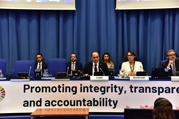 Egypt, COSP9 Chair, Presides over the Implementation Review Group of the United Nations Convention Against Corruption in Vienna