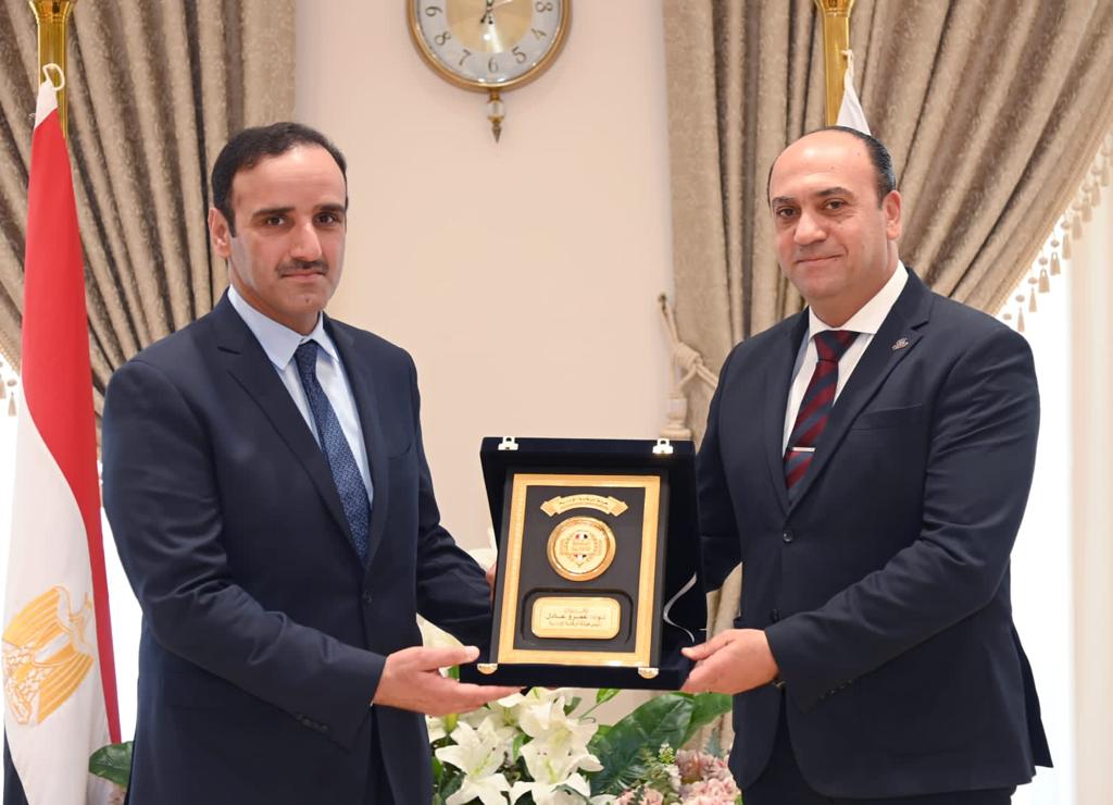 Minister Amr Adel, Chairman of the Administrative Control Authority Receives Chairman of the Qatari Administrative Control and Transparency Authority at the headquarters of the New Administrative Capital