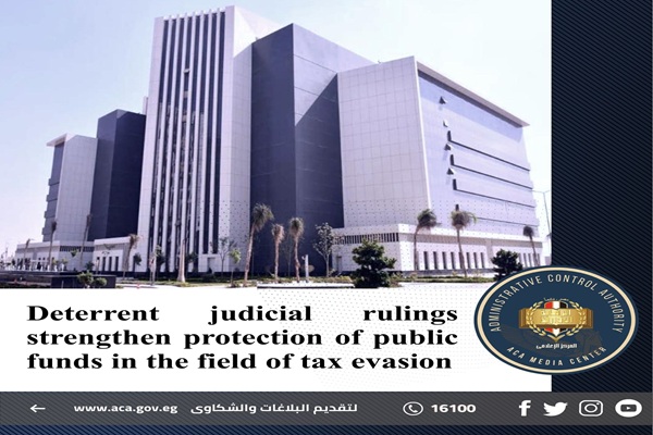 Deterrent judicial rulings strengthen protection of public funds in the field of tax evasion